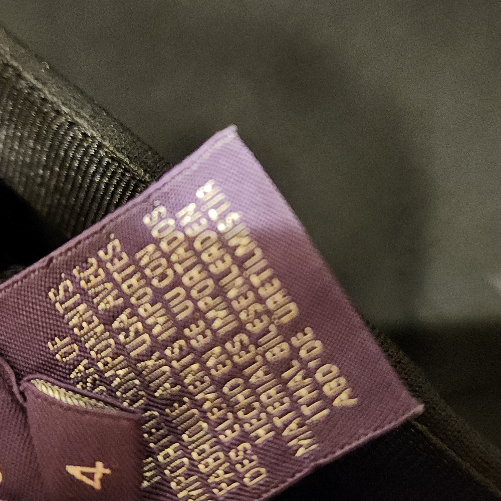 ❤️ RALPH LAUREN PURPLE LABEL PONTE MID RISE BLACK SKINNY LEGGING PANTS, 4 (27) - Picture 9 of 16